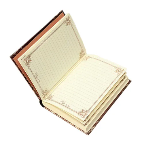 

Wholesale Retro Vintage Personal Notebook Diary Journal Organiser Book School Office Use Dark brown