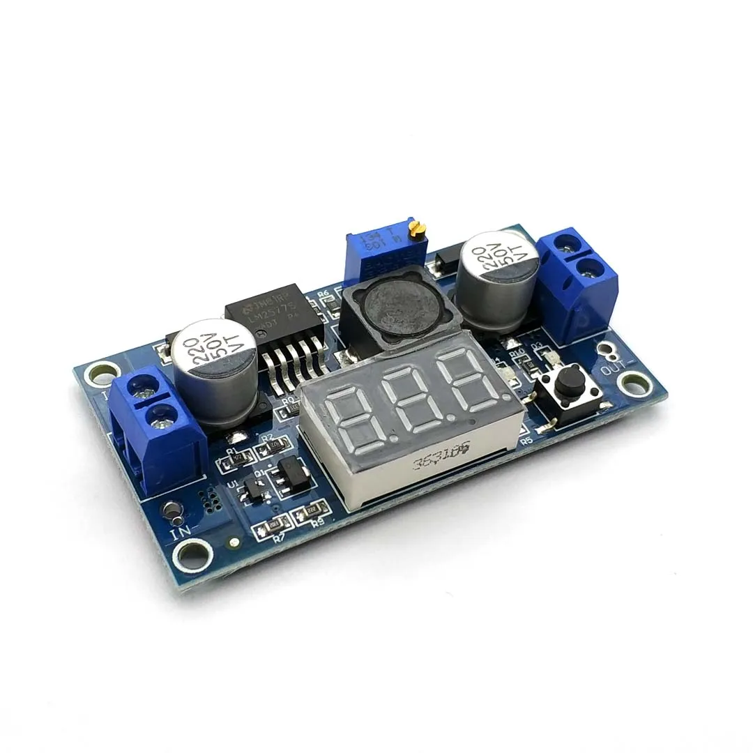 LM2577 DC Повышающий Модуль преобразователь Цифровой Вольтметр дисплей измеритель