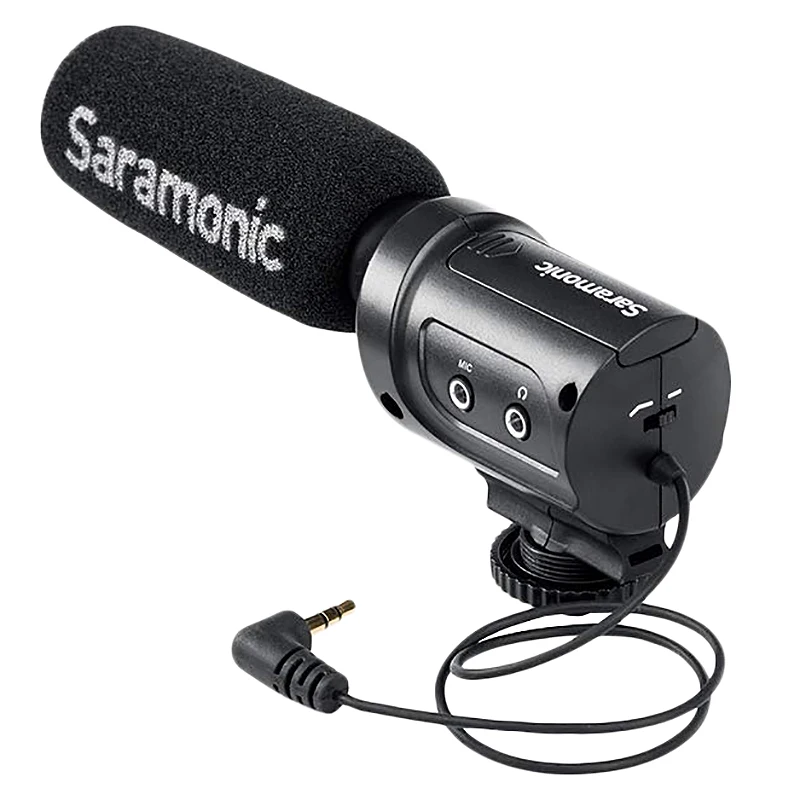 Saramonic Sr-M3 мини направленный конденсаторный микрофон для Nikon Canon sony Dslr камер и