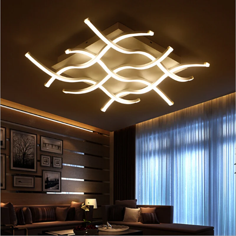

Modern LED Ceiling Light Lamp Living Room Lighting Fixture Bedroom Kitchen Surface Mount Ceiling Lights