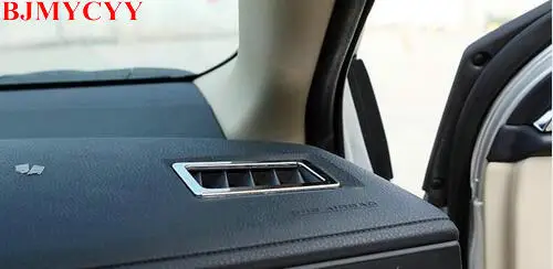 

BJMYCYY Auto interior accessories, car inner air vent trim styling for toyota corolla 2014-2017,Stainless steel