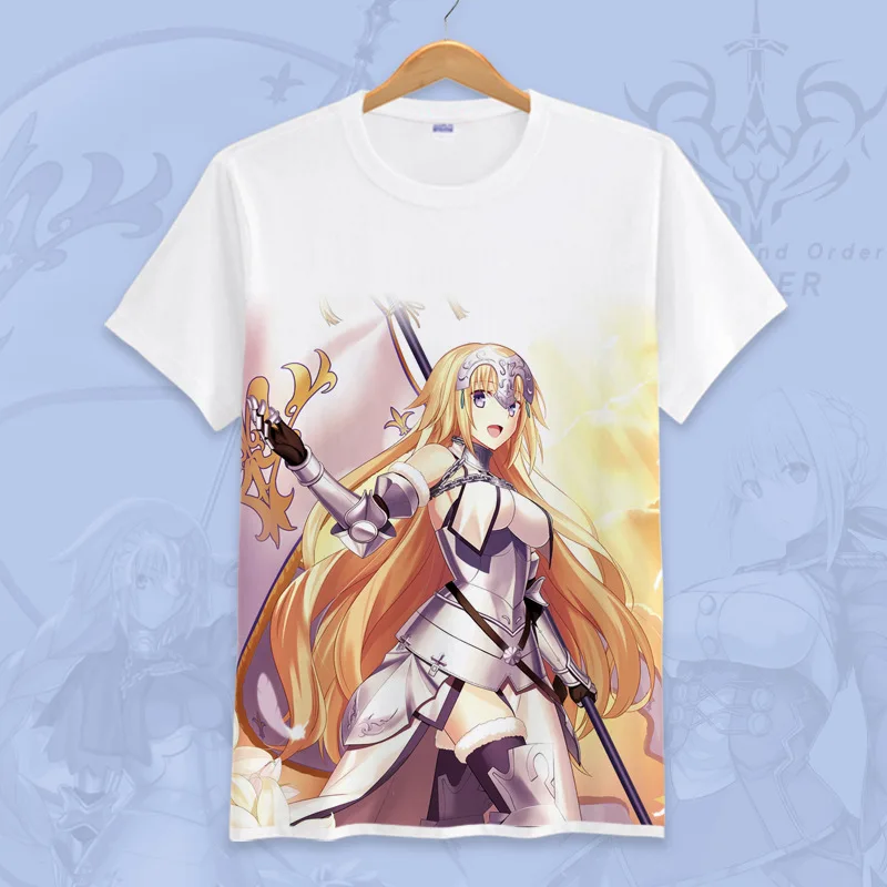 Fate/Grand Order Fate/Zero Joan of Arc косплей футболка для женщин и мужчин короткий рукав топы