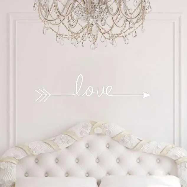 

Love Arrow Decal Living Room Bedroom Vinyl Carving Wall Decal Sticker