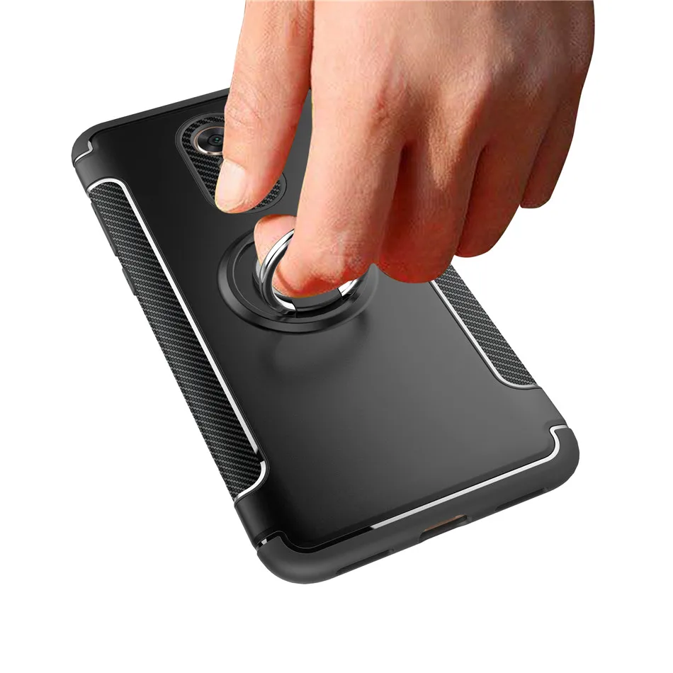 Чехол для Xiaomi Redmi 5 Plus, гибридный, силиконовый, поликарбонатный, прочный, армированный, металлический держатель для пальца, Xiomi Xiaomi Redmi Note 5 Pro Redmi5, чехол для телефона