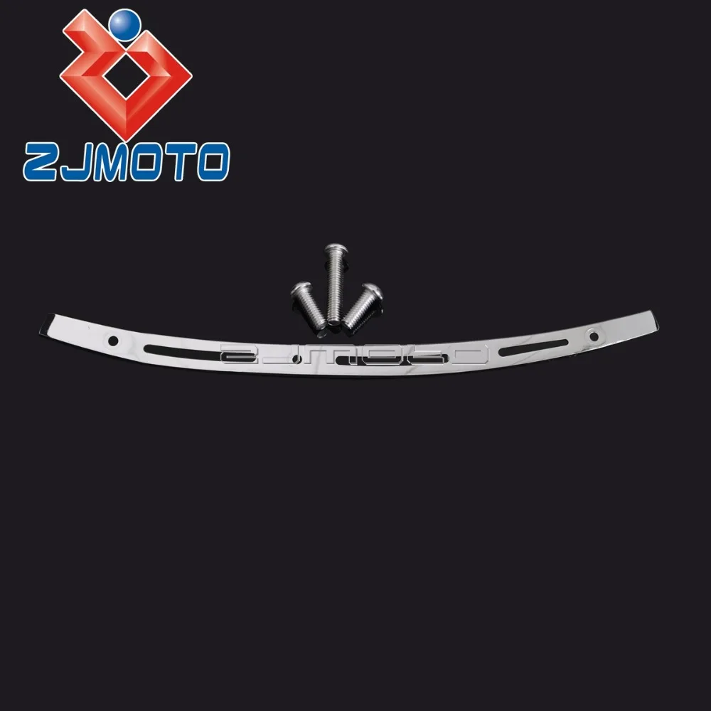 

New Chrome Metal Slotted Windshield Trim For Harley CVO Electra Glide Street Glide Tri Glide 2014-2016