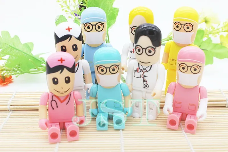 JASTER mini Doctors USB флэш-накопитель для стоматолога флэш-накопитель подарок мультфильм Флешка 4 ГБ 16 ГБ 32 ГБ 64 ГБ u диск оптовая продажа