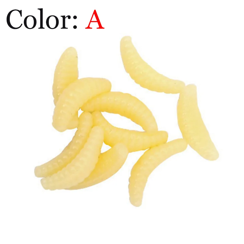Proleurre 10 قطعة Wobblers الصيد إغراء لينة الطعم دودة 20 مللي متر 0.5g Swimbaits سيليكون لينة إغراء الطعم الاصطناعي ل الصيد بيكي