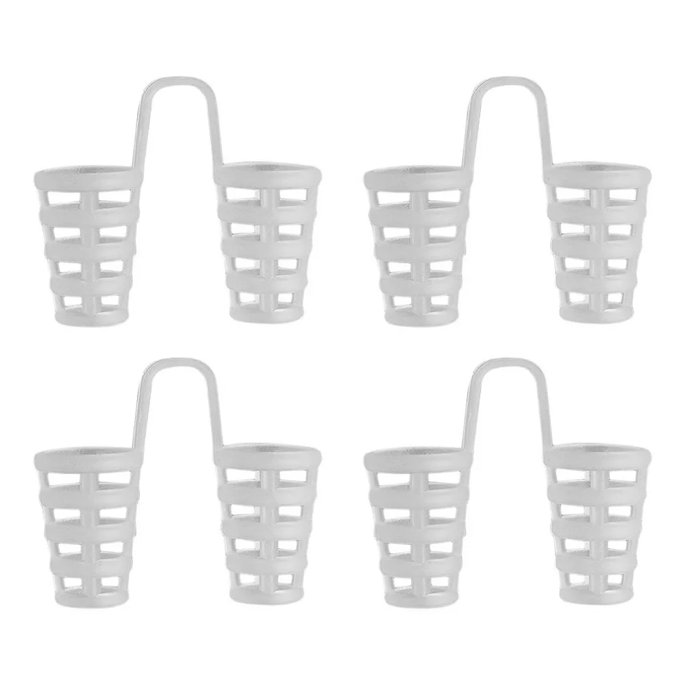 

4PCS Healthy Sleeping Aid Equipment Stop Snoring Magnetic Anti Snore Apnea Nose Clip Mini Transparent Anti-Snoring Device Tool