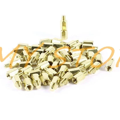 

50pcs PC PCB Motherboard Brass Standoff Hexagonal Spacer M3*7+6mm