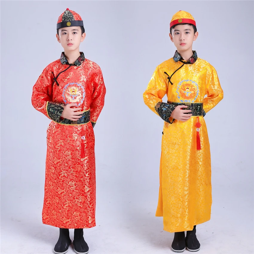 Best Halloween Costumes For Asian Guys - Traditional Chinese Costume Ancient Qing Dynasty HanFu King Print Wang Best Halloween Costumes For Asian Guys - Traditional Chinese Costume Ancient Qing Dynasty HanFu King Print Wang