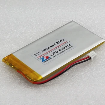 

2Pcs Shun core 2500mAh 404888 3.7V story learning hine flash shoe lithium polymer battery 405090