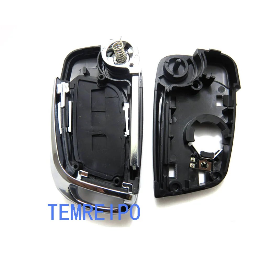 3 кнопки без ключа для peugeot 207 407 406 307 308 SW 408 107 чехол с откидной крышкой