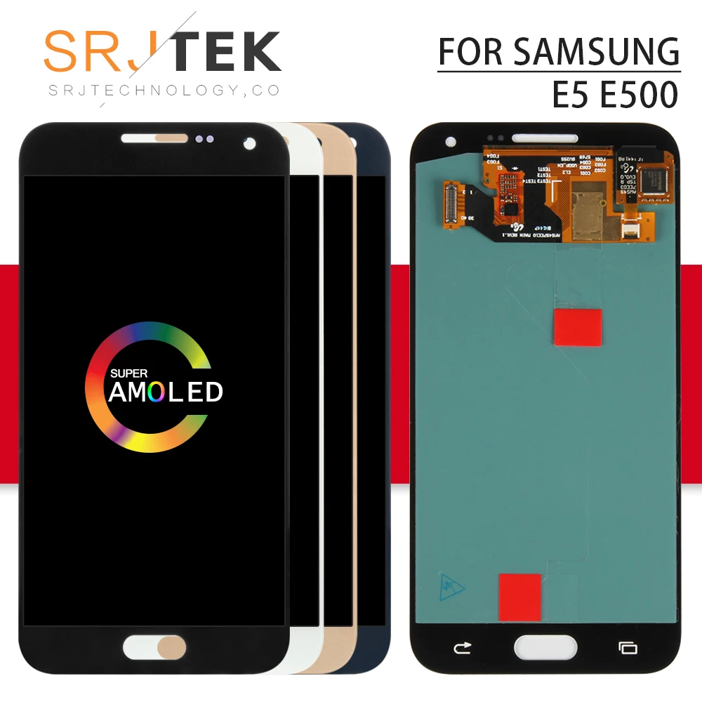 

AMOLED/TFT For Samsung Galaxy E5 LCD Touch Digitizer Sensor Glass Assembly E500 Display E5000 LCD E500F Display E500H E500M