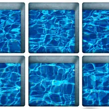 3D стерео наклейки для ванной водоотталкивающий коврик водонепроницаемый ПВХ для ванной комнаты домашний декор самоклеющиеся съемные художественные наклейки