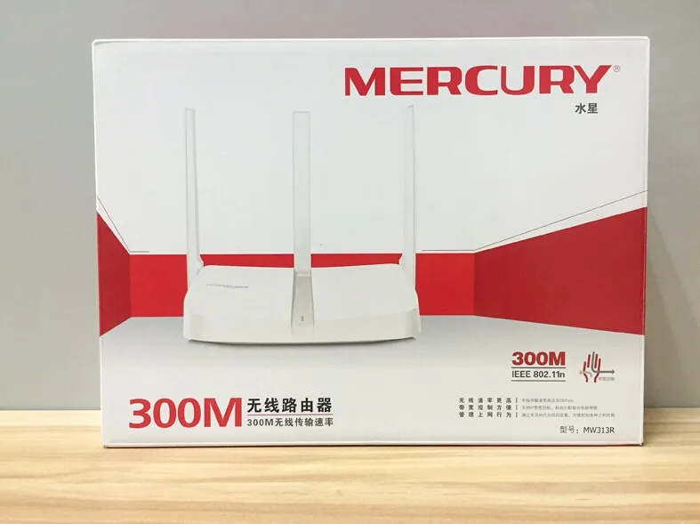 Mercury Wifi роутер MW313R 300 м беспроводной wi-fi удлинитель Wifi усилитель сигнала 300 Мбит/с модем роутер Wifi расширитель диапазона