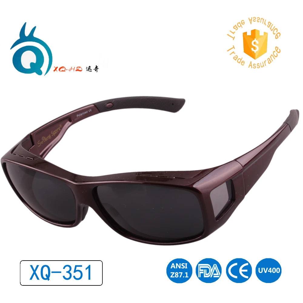Fit over sunglasses with myopia glasses Polarized sunglasses over