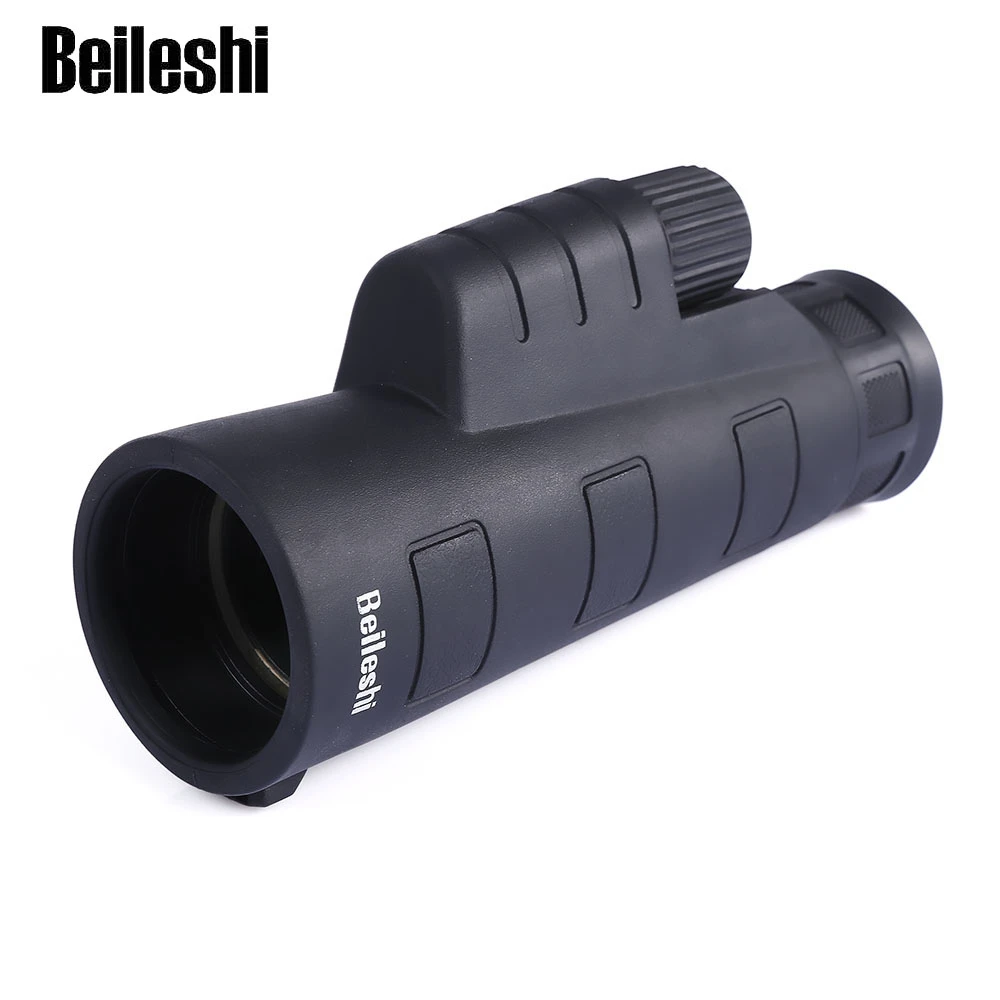 

Beileshi 10 x 42 Outdoor Traveling Monocular Dustproof Hunting Telescope with Optic Lens HD Monocular for Watching Hunting