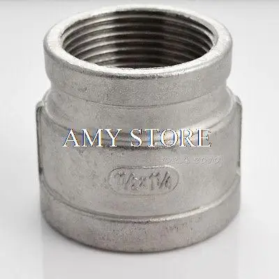 

Nipple 1-1/2" x 1-1/4" Female Stainless Steel 304 Threaded Reducer Pipe Fitting NPT