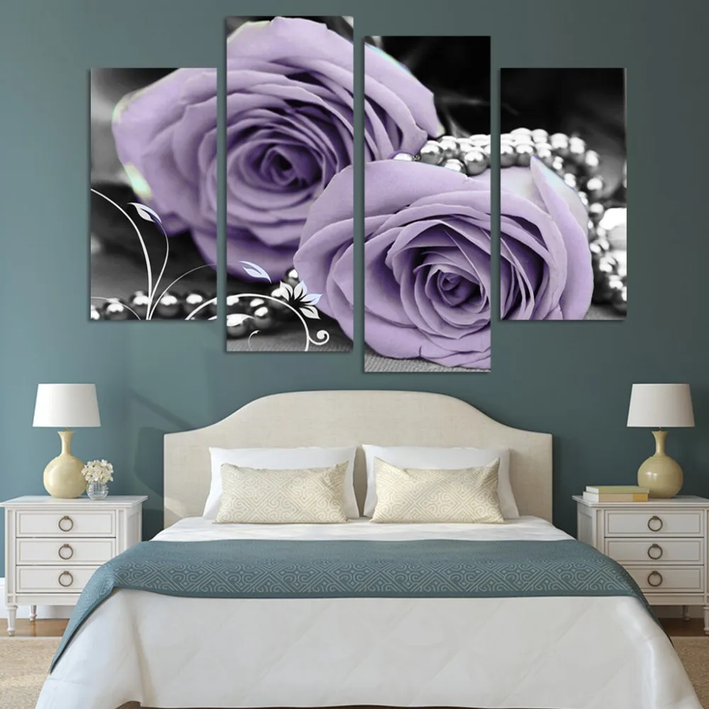 Popular Purple Rose Picture Buy Cheap Purple Rose Picture Lots throughout Purple Rose Home Decor