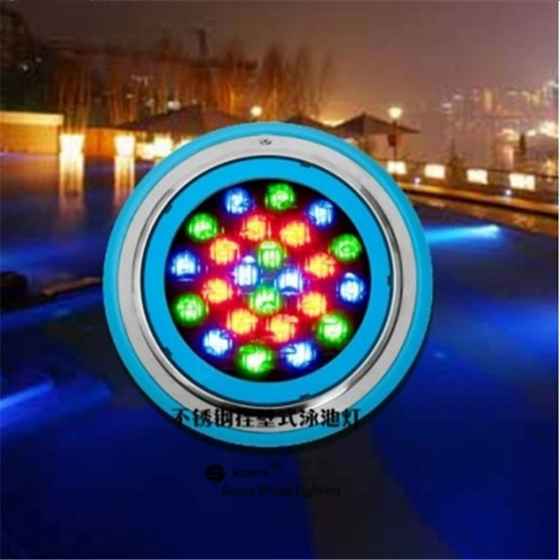 Free shipping stainless steel wall mounted LED Par56 lamp ,LED pool lamp ,24W IP68 underwater lamp LPL-Par56-24W Free shipping stainless steel wall mounted LED Par56 lamp ,LED pool lamp ,24W IP68 underwater lamp LPL-Par56-24W
