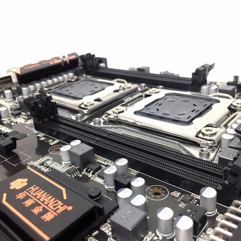 Материнская плата HUANANZHI X79 с двумя процессорами LGA2011 LGA 2011 двойным процессором DDR3
