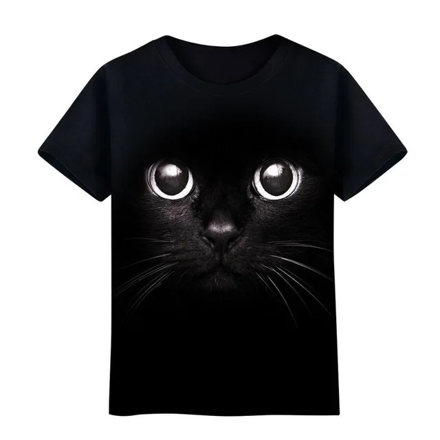 

Tee Shirt Femme 2019 Summer Funny T Shirts Women Kawaii Shirt Cartoon Cat Animal Womens Tshirts Casual Dames Shirt White Black