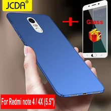

JCDA Case For xiaomi redmi note 4 global version case Luxury scrub Back Protective Cover Case For Xiaomi Redmi note 4X Case
