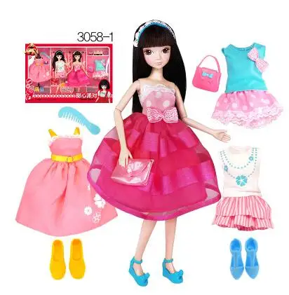 

SPecial Price Sale Kurhn Dolls For Girls Toys For Children Fashion Classic Joints Dolls Toys Suite Birthday Gift #3058 -1