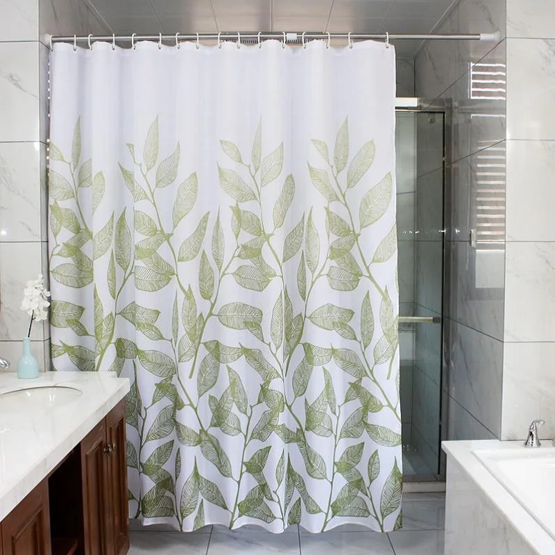 Home shower curtain Waterproof Eco Friendly shower curtains Polyester