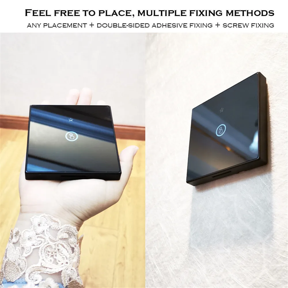 433Mhz TOUCH waterproof Wireless RF Remote Control Switch AC 110V 220V Receiver Wall Panel Transmitter Hall Bedroom Ceiling Lights Wall Lamps 7