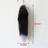 FATPIG Women's Bag Charm fox tail keychain Long Fox Fur tail keychain fairy Handbag Trinket Pendant Accessories Furry Bags ► Photo 3/3