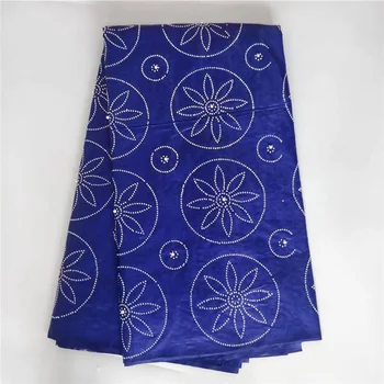 

2018 latest design african bazin riche fabric in royal blue brocade fabric bazin riche for women clothes 5yard/lot