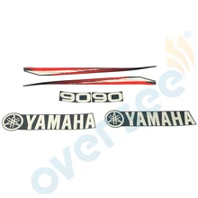 For Yamaha 90 hp Outboard Decals Sticker Kit Marine vinyl Top Cowling Sticker