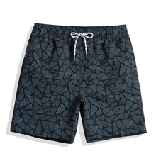 Whosale мужские пляжные шорты de bain homme быстросохнущие Купальники Размер плюс мужской спортивный бег серфинг тренировочные штаны