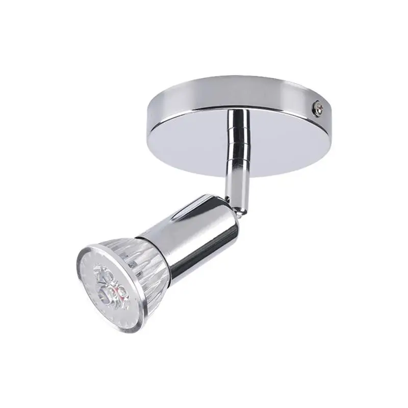 

Round Single Head LED GU10 3W Ceiling Light Decorative Spotlight For Living Room Stairway Aisle