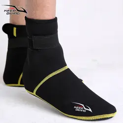 3 мм Неопреновая Обувь для подводного плавания, носки для подводного плавания, пляжные ботинки, гидрокостюм, предотвращающий царапины