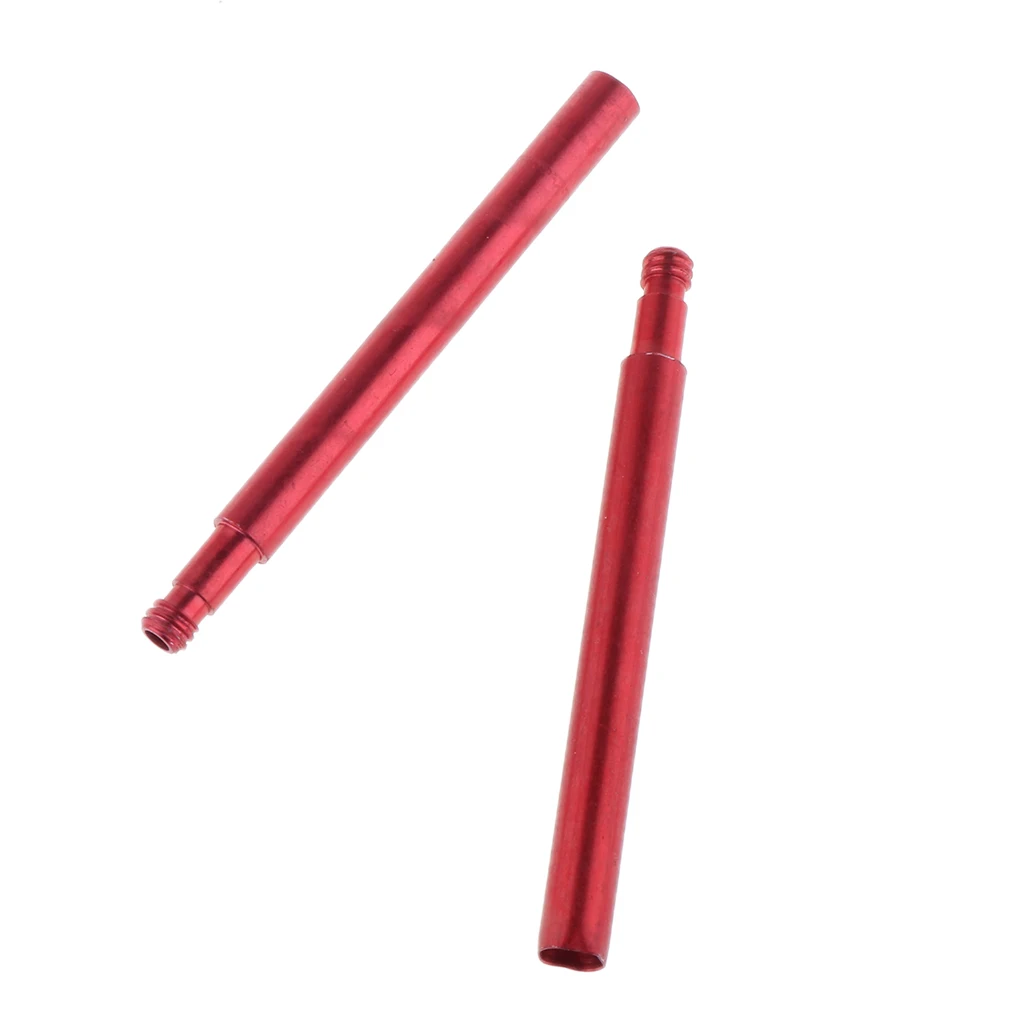 2pcs Bike Bicycle 70mm 2.76'' Alloy Presta Valve Extender French-Valve Adapter Extension Tube Accessories