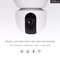 PTZ вращение WiFi ip-камера видеонаблюдения камера ночного видения инфракрасная двухсторонняя аудио 1MP беспроводная wifi камера