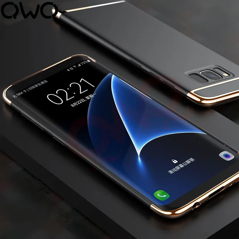 

Luxury 360 Degree Protective Cases For Samsung Galaxy S8 Plus case S7 S6 Edge Full Cover For Galaxy A5 A7 2017 2016 Note 8 shell