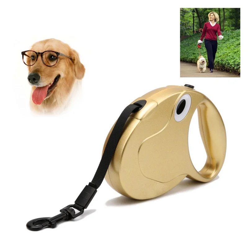 

Pet Dog Puppy Automatic Retractable Traction Rope Cat Walking Lead Leash Leads