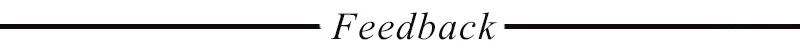 Feedback