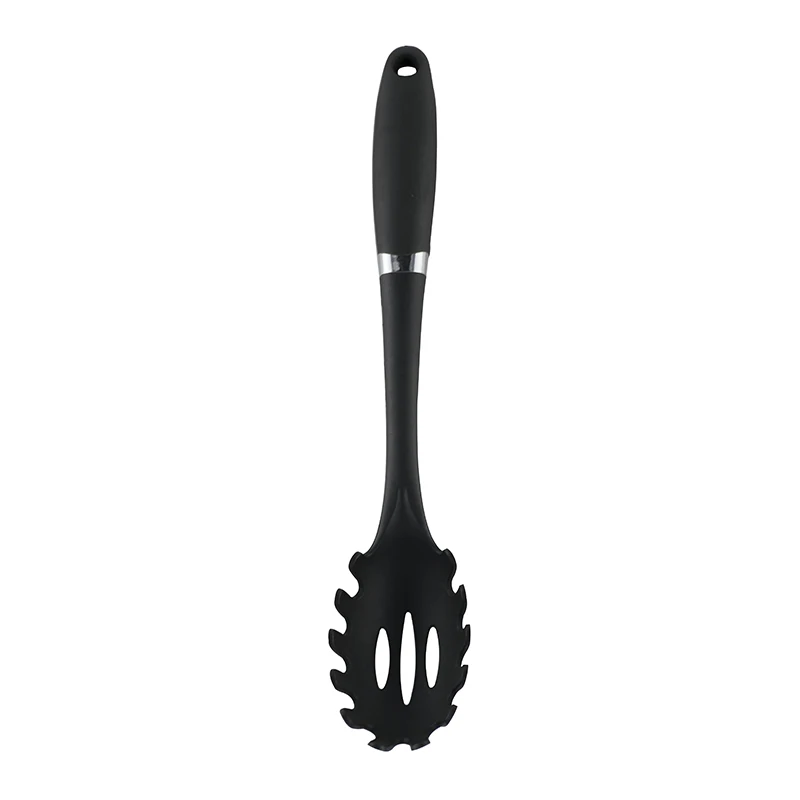 13 inch Black Pasta Server for Noodle Cooking Utensils Kitchen Cookware