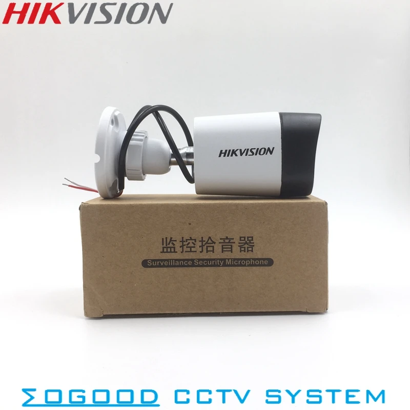 Hikvision микрофон DS-2FP4021-OW Открытый водонепроницаемый пройти CE FCC стандарт для ip-камеры запись звука водонепроницаемый