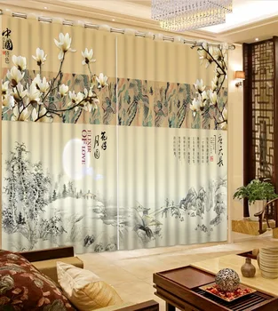 

Window Treatments 3D Printing Curtains For Living Room Bedroom Home Decoration 3D Drapes Cortinas For Kitchen