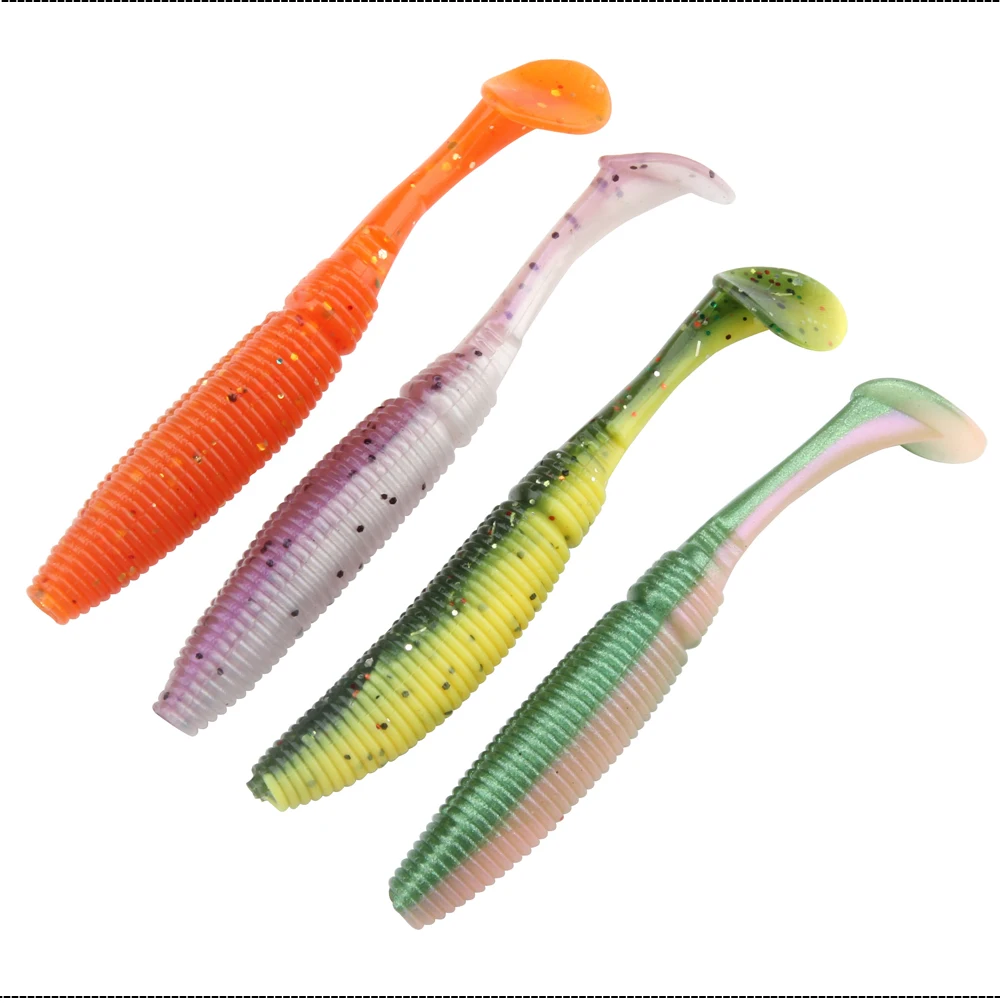 New Fishing Lure Soft Spinpoler Brand Easy Shiner 4.5g9cm Winter Fishing Wobblers Plastics Silicone Baits Pesca Iscas Tackle  (10)