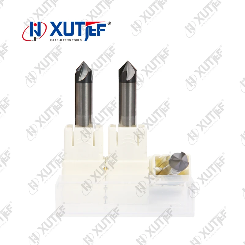 

D6x4xD6x50Lx4F HRC45 Solid Carbide Chamfering Cutters with TiAlN Coated