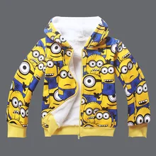 Toddler Boy Sweaters Cartoon Pattern Print Hooded Blouse Kid 3-13years Long Sleeve Cotton Fleece Baby Boy Character Sweater