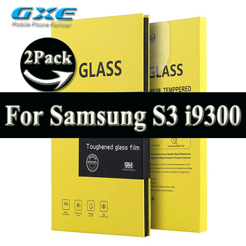 Gxe закаленное Стекло(9 h/0.25D/0.26 мм) для Samsung Galaxy S3 S4 S5 S5 S7 мини S3mini S4mini s5mini i9500 Экран Protecter Плёнки - Цвет: For Samsung S3 i9300