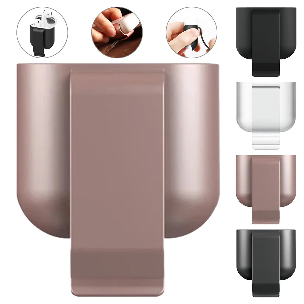 

BINMER Airpod Case Protective Accessories Belt Clip Case Holder Soft PC Coating Skin Cute Case for Airpods Earphones 2019 L0417