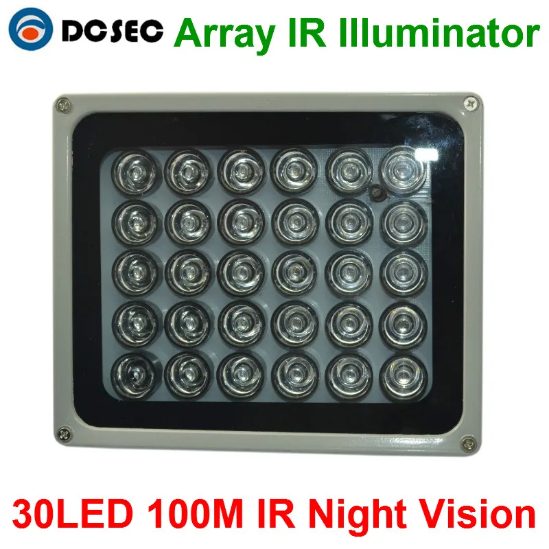 100 300m Long Range 30pcs Array IR Infrared LED illuminator Light CCTV